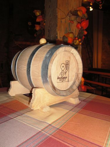 Holzfass mit "Bachgau-Whisky Highlander" Single Malt 46%vol. 3 Liter