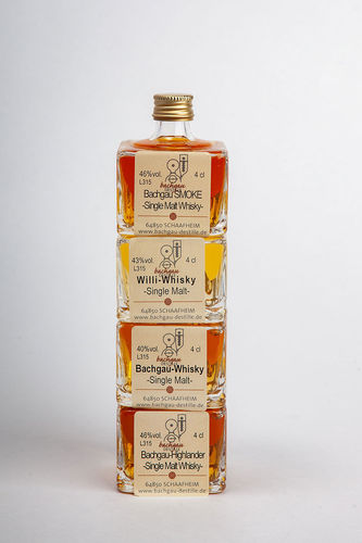 "Bachgau-Whisky" Tasting-Set 4er